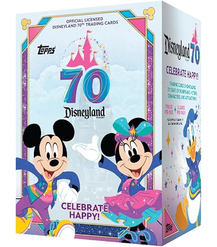 2025 Topps Disneyland 70th Anniversary Hobby Box | Amazon.com.br